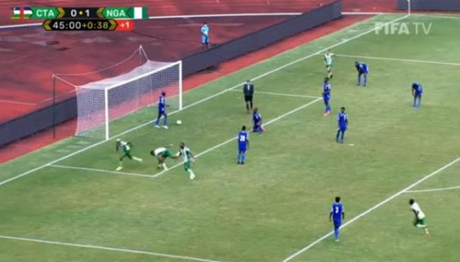 اهداف مباراة نيجيريا وافريقيا الوسطي 2 0 تصفيات كأس العالم