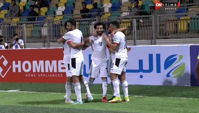 هدف مصر الثاني في مرمي ليبيا مصطفي محمد