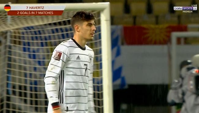 هدف هافيرتز في مرمي مقدونيا بتصفيات كاس العالم