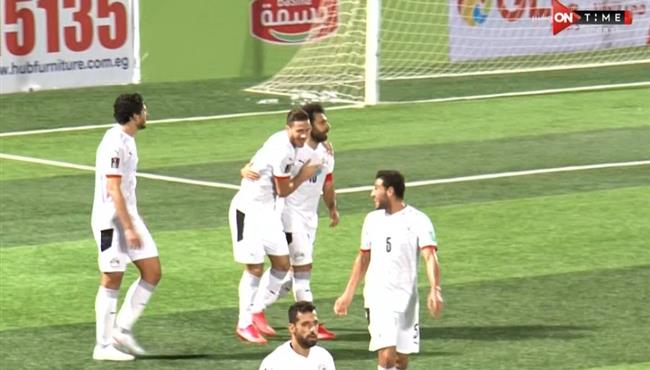هدف رمضان صبحي في مرمي ليبيا اسيست محمد صلاح