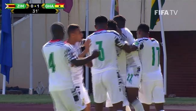 هدف فوز غانا علي زيمبابوي 1 0 تصفيات كاس العالم