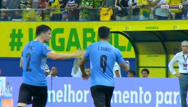 هدف سواريز الرائع في مرمي البرازيل بتصفيات كاس العالم