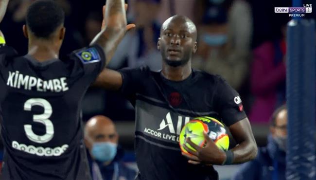 هدف باريس سان جيرمان الاول في مرمي انجيه اسيست مبابي