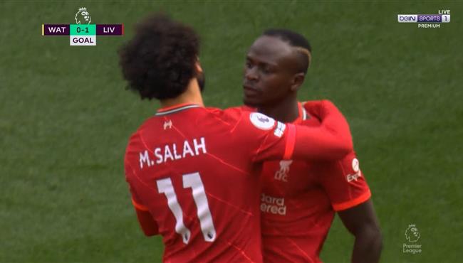 هدف ساديو ماني في مرمي واتفورد اسيست رائع من محمد صلاح