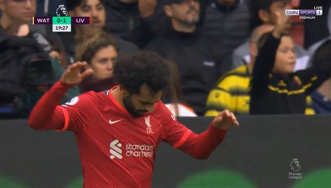 محمد صلاح يهدر انفراد تام امام واتفورد بالدوري الانجليزي