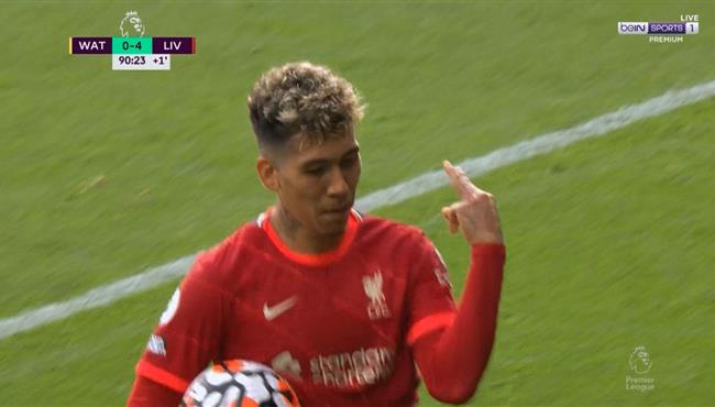 هاتريك فيرمينو في مباراة ليفربول وواتفورد بالدوري الانجليزي