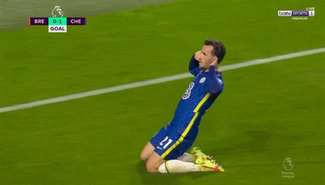 هدف بن تشيلويل الرائع في مرمي برينتفورد بالدوري الانجليزي