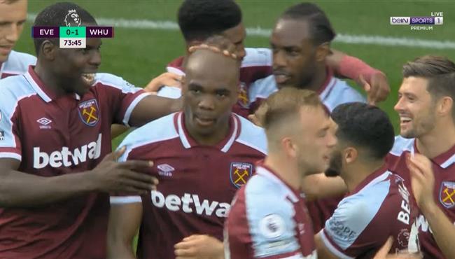 هدف فوز وست هام علي ايفرتون 1 0 الدوري الانجليزي