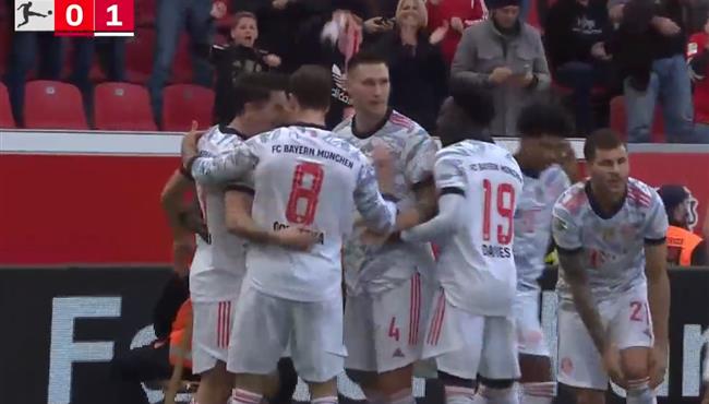 اهداف مباراة بايرن ميونخ وباير ليفركوزن 5 1 الدوري الالماني