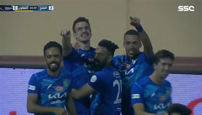 اهداف مباراة الفتح والتعاون 3 0 الدوري السعودي