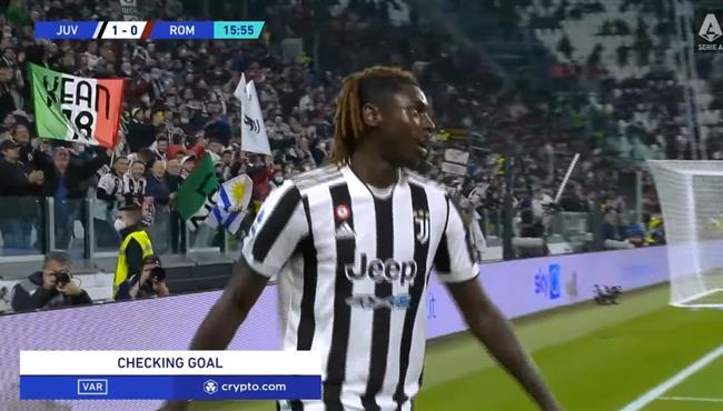 هدف يوفنتوس الاول في مرمي روما مويس كين