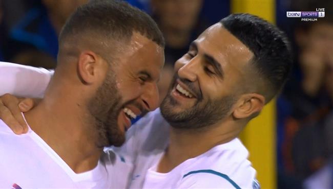 هدف مانشستر سيتي الثالث في مرمي كلوب بروج كايل والكر