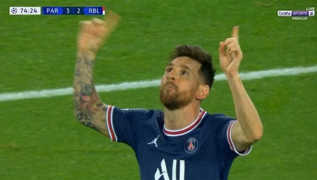 هدف ميسي الثاني في مرمي لايبزيج بدوري ابطال اوروبا