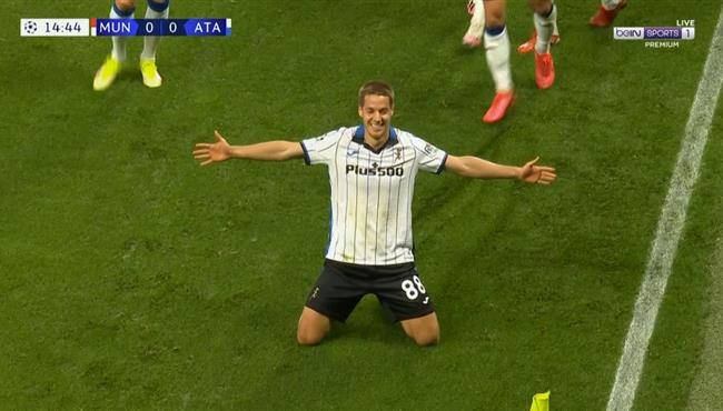 هدف اتالانتا الاول في مرمي مانشستر يونايتد بدوري ابطال اوروبا