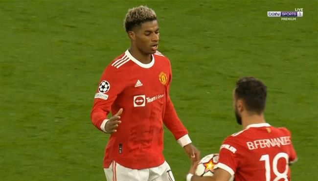 هدف راشفورد في مرمي اتالانتا بعد تمريرة سحرية من برونو فيرنانديز
