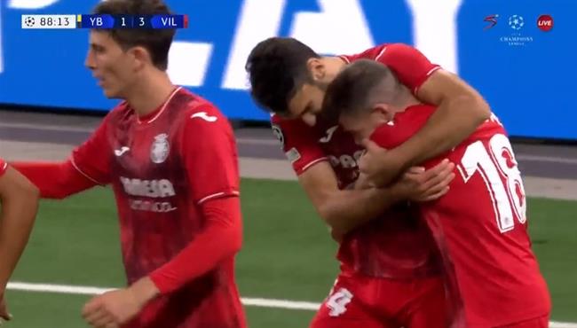 اهداف مباراة فياريال ويونج بويز 4 1 دوري ابطال اوروبا