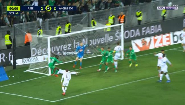 اهداف مباراة انجيه وسانت ايتيان 2 2 الدوري الفرنسي