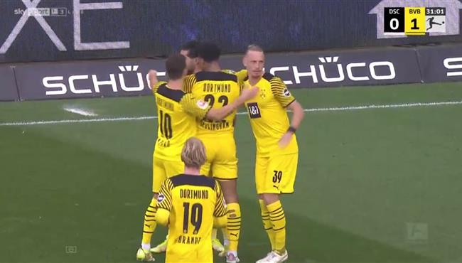 اهداف مباراة بوروسيا دورتموند وارمينيا بيليفيلت 3 1 الدوري الالماني