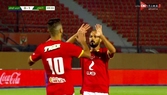هدف محمد شريف في مرمي الحرس الوطني بدوري ابطال افريقيا