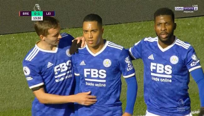 اهداف مباراة ليستر سيتي وبرينتفورد 2 1 الدوري الانجليزي