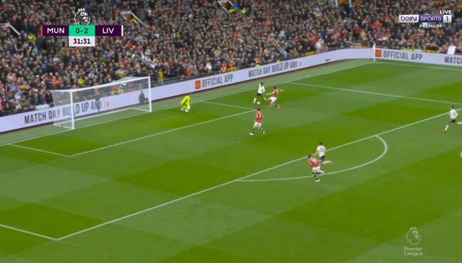 تصدي دي خيا يحرم محمد صلاح من تسجيل هدف امام مانشستر يونايتد