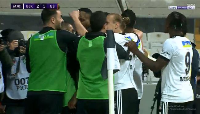 اهداف مباراة جالطة سراي وبشكتاش 1 2 الدوري التركي