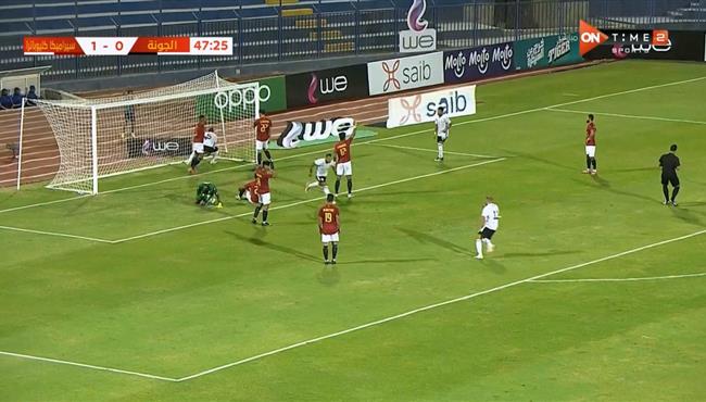 اهداف مباراة سيراميكا كليوباترا والجونة 1 1 الدوري المصري