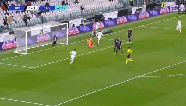 اهداف مباراة يوفنتوس وساسولو 1 2 الدوري الايطالي