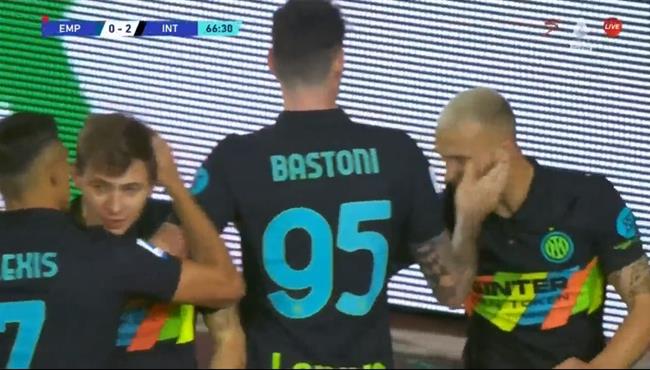 ملخص واهداف مباراة انتر ميلان وامبولي 2 0 الدوري الايطالي