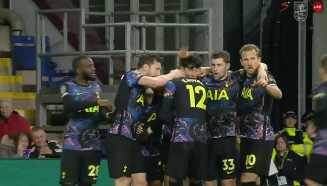 هدف فوز توتنهام علي بيرنلي 1 0 كاس الرابطة الانجليزية