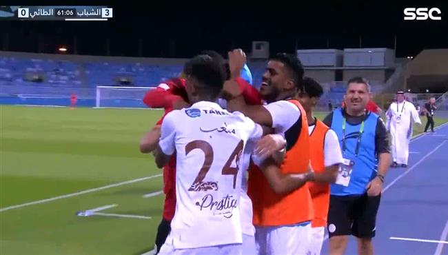 اهداف مباراة الشباب والطائي 3 0 الدوري السعودي