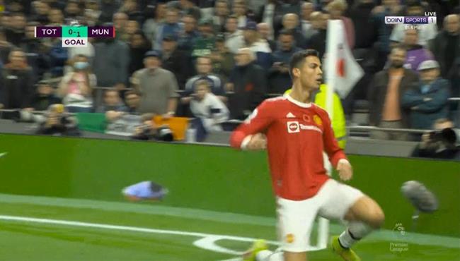 هدف رونالدو الرائع في مرمي توتنهام بالدوري الانجليزي