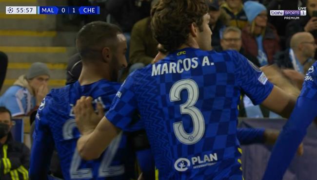 هدف فوز تشيلسي علي مالمو 1 0 دوري ابطال اوروبا