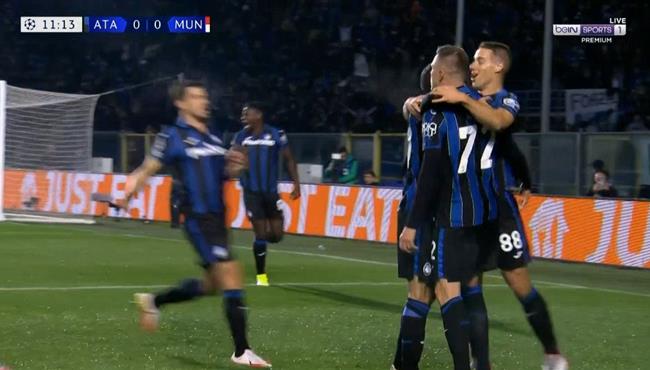هدف اتالانتا الاول في مرمي مانشستريونايتد خطأ من دي خيا