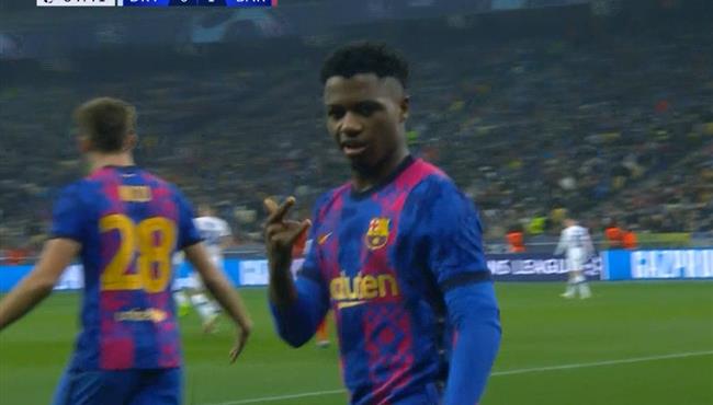 هدف انسو فاتي في مرمي دينامو كييف بدوري ابطال اوروبا