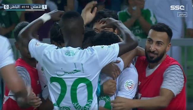 هدف فوز الاهلي علي الباطن 1 0 الدوري السعودي