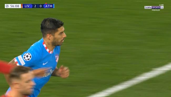 هدف سواريز الملغي في مرمي ليفربول