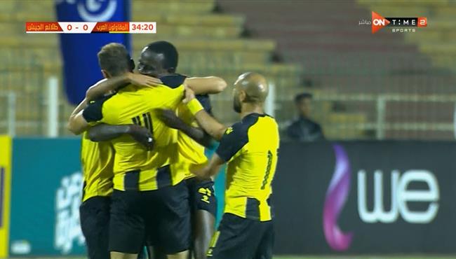 اهداف مباراة المقاولون العرب وطلائع الجيش 1 1 الدوري المصري