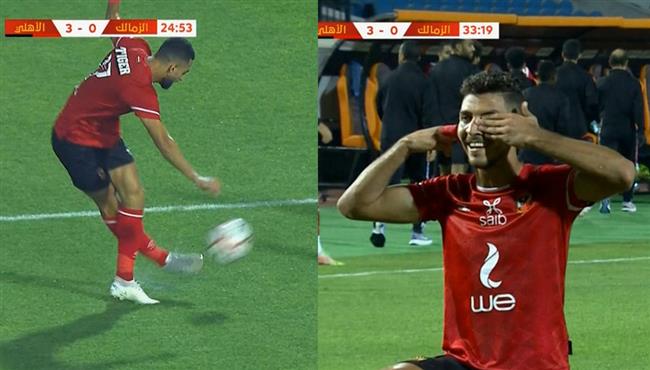 هدف محمد شريف في مرمي الزمالك اسيست رائع بالكعب من عمرو السولية
