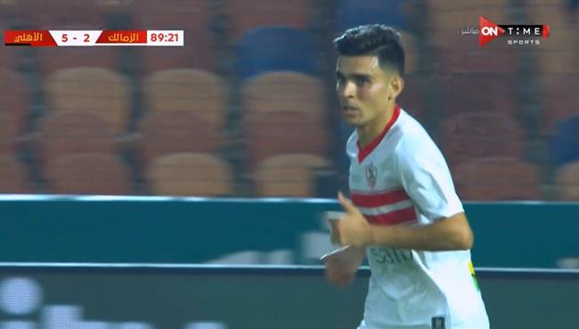 هدف اشرف بن شرقي في مرمي الاهلي بالدوري المصري