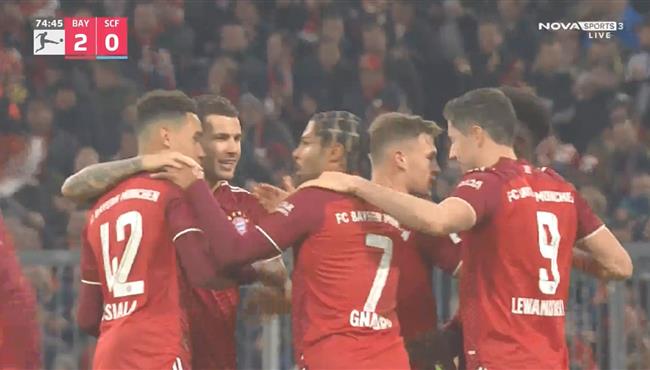 اهداف مباراة بايرن ميونخ وفرايبورج 2 1 الدوري الالماني