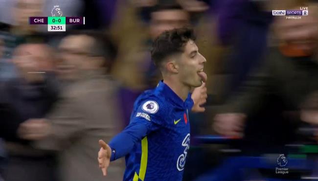 هدف كاي هافرتز في مرمي بيرنلي بالدوري الانجليزي