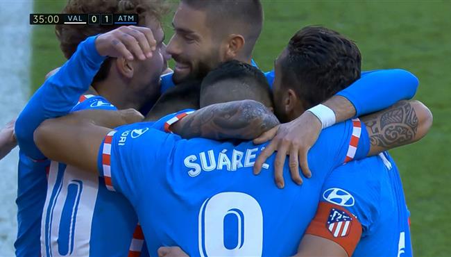 اهداف مباراة اتلتيكو مدريد وفالنسيا المثيرة 3 3 الدوري الاسباني