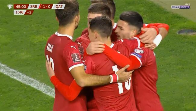 اهداف مباراة قطر وصربيا 0 4 مباراة ودية