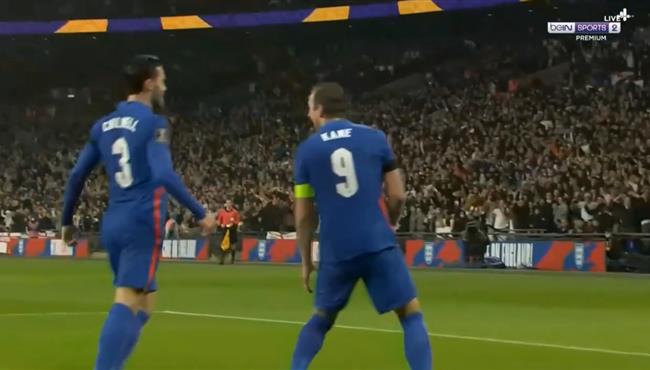 هاتريك هاري كين في مباراة انجلترا والبانيا في تصفيات كاس العالم