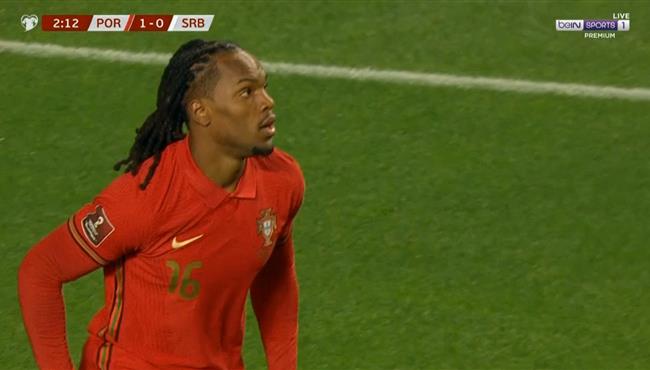 هدف البرتغال الاول في مرمي صربيا 1 0 تصفيات كاس العالم