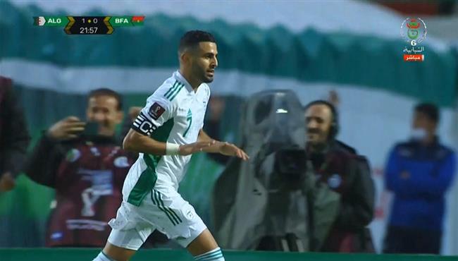 هدف رياض محرز في مرمي بوركينا فاسو بتصفيات كأس العالم