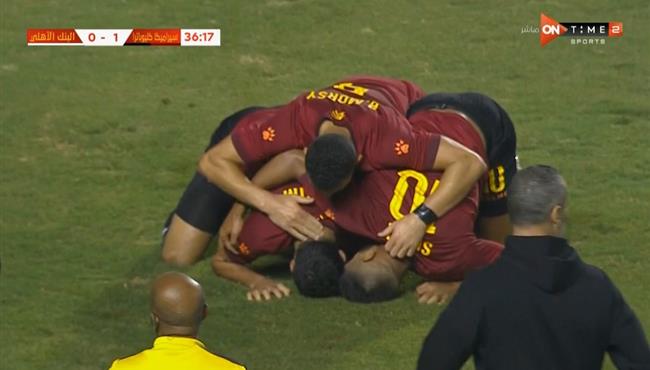 هدف فوز سيراميكا كليوباترا علي البنك الاهلي 1 0 الدوري المصري