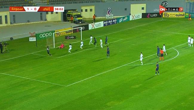 اهداف مباراة سموحة وانبي 1 1 الدوري المصري