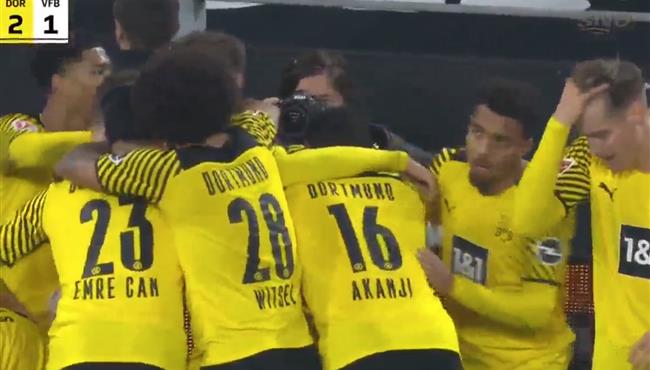 ملخص واهداف مباراة بوروسيا دورتموند وشتوتجارت 2 1 الدوري الالماني